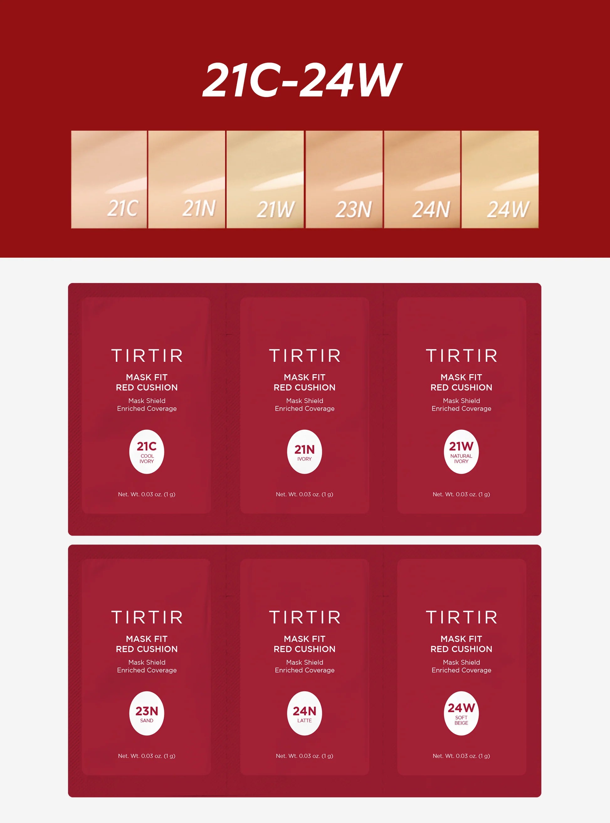 TIRTIR  Mask Fit Red Cushion Mini