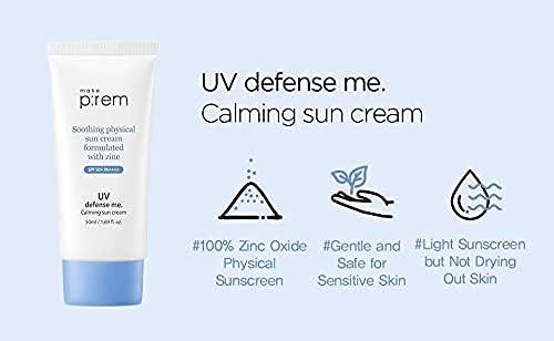 make p:rem UV Defense Me. Calming Sun Cream - Atelier De Glow