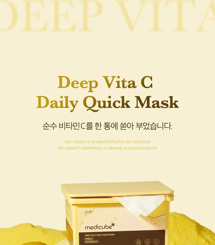 Medicube  Deep Vita C Daily Quick Mask 30 sheets