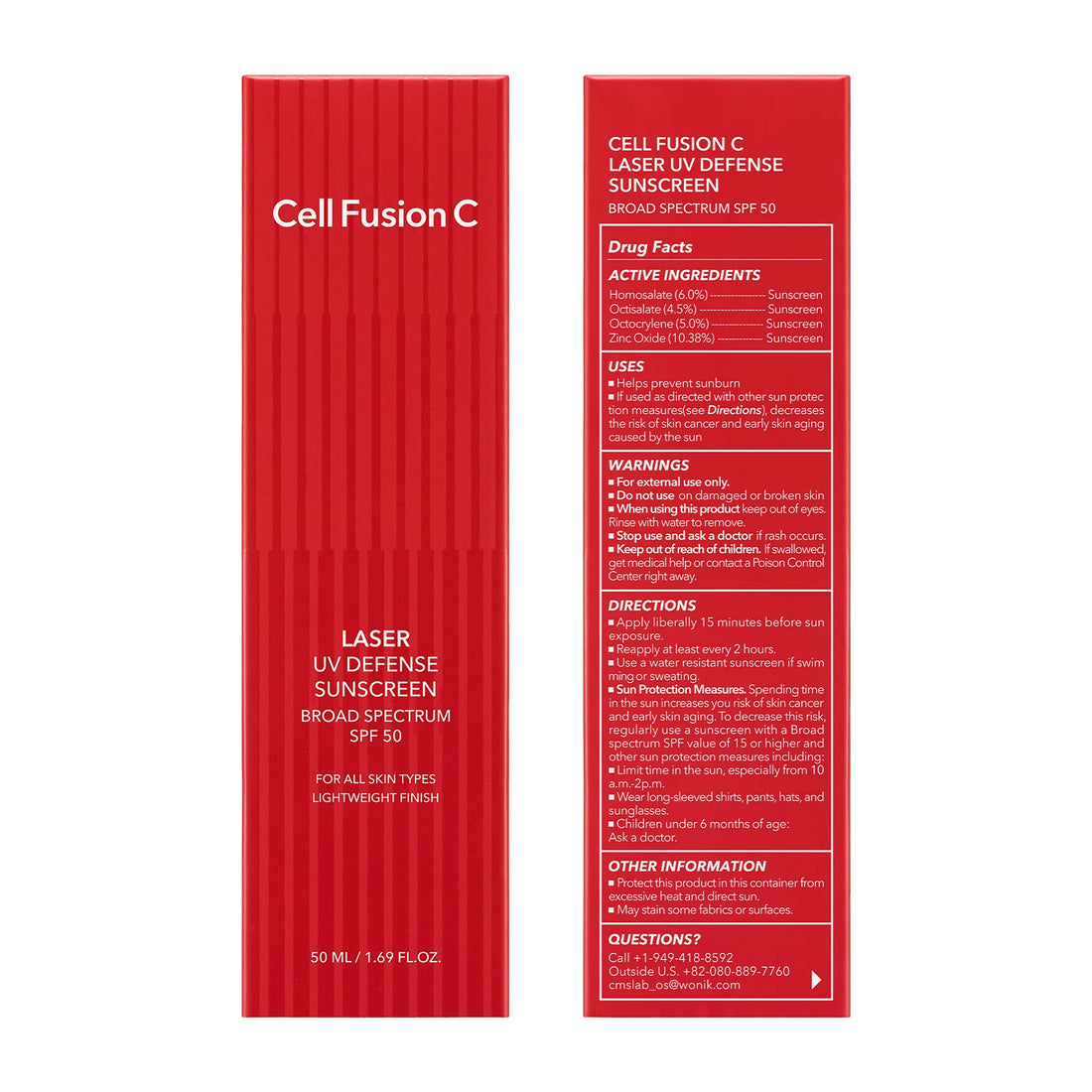 Cell Fusion C Laser UV Sunscreen 50ml