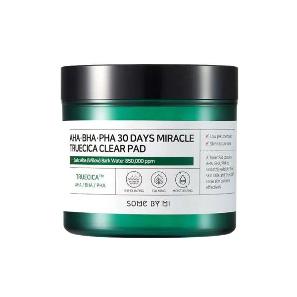 SOME BY MI - AHA, BHA, PHA 30 Days Miracle Truecica Clear Pad - Atelier De Glow