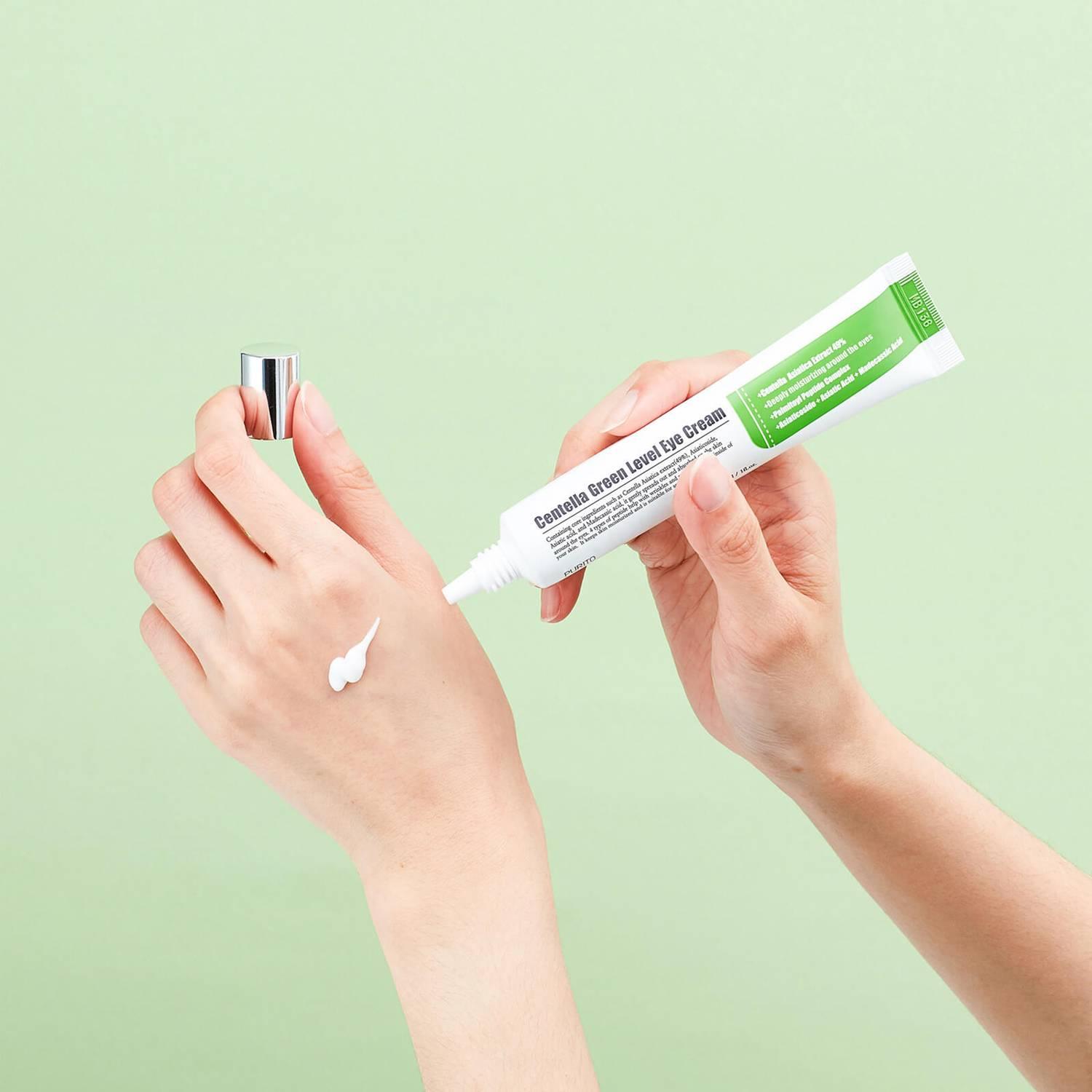 Purito Centella Green Level Eye Cream 30ml: Gentle and Effective Care for Delicate Eye Area at Atelier de Glow