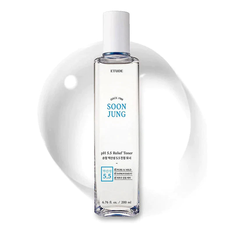 Etude House Soon Jung pH 5.5 Relief Toner 200ml - Atelier De Glow