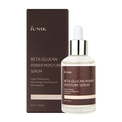 iUNIK Beta Glucan Power Moisture Serum 50ml: Hydrating and Soothing Serum at Atelier de Glow